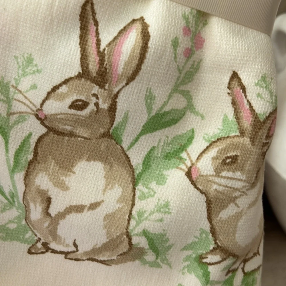 Boho Farmhouse Spring Easter cotton hand towels